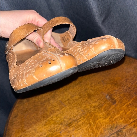 Taos Tango Mary Jane Leather Wedge Sandal Size EU 39 US 8 - Picture 4 of 7